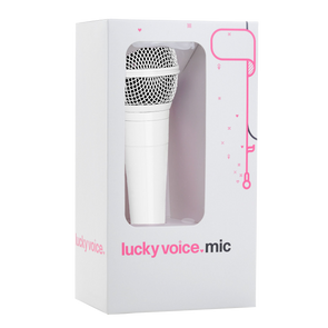 White Karaoke Microphone